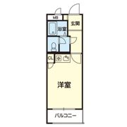 ｻﾝｼﾃｨ熊本駅春日 408号の間取り画像