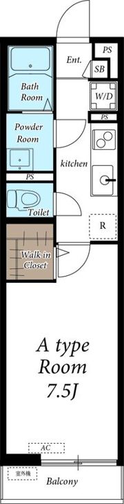 グレイス西船橋の間取り画像