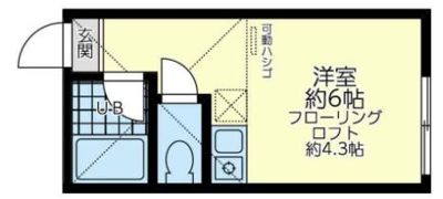 ユナイト三ツ沢ル・リアンの間取り画像