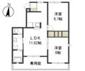 ハピネス Aの間取り画像