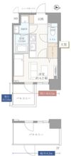 エレガントレジデンスyodogawaの間取り画像