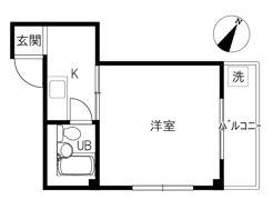 メゾン田井の間取り画像