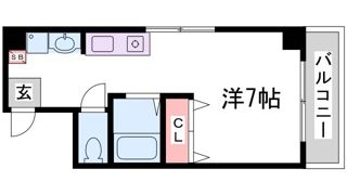 眺港苑の間取り画像
