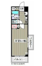 ガディス・パーク行徳壱番館の間取り画像