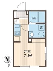 Liberte荒川の間取り画像
