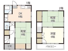 畠山アパートの間取り画像