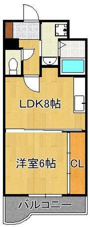 ヒット砂津BLDの間取り画像