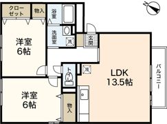 ヒルサイドテラスA棟の間取り画像