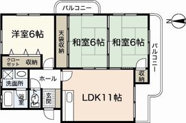 コーポしばたの間取り画像