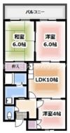 ツインフラッツの間取り画像