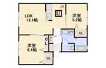 グランパルク本城 B棟の間取り画像