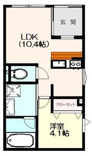 コリド赤塚Bの間取り画像