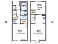 レオネクスト八代福正Ⅰの間取り画像