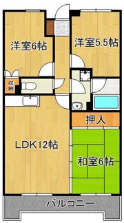 リバーコーポラスONDの間取り画像