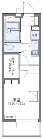 レオパレスLeafの間取り画像