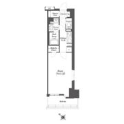 WORVE横浜伊勢佐木町の間取り画像