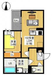 Grandtic Atomuの間取り画像