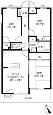 ソレイユモトニの間取り画像