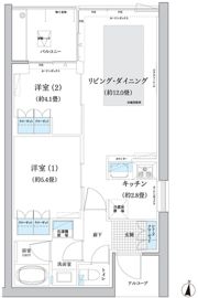 ガーデニエール砧 WESTの間取り画像