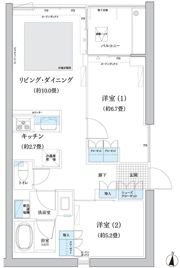 ガーデニエール砧 WESTの間取り画像