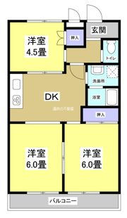 メゾンワシヅの間取り画像