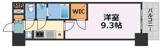 プレサンス堺筋本町エグゼブランの間取り画像