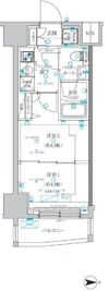 スパシエ蒲田グランドタワーの間取り画像