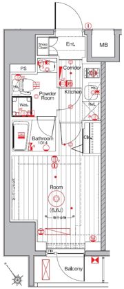 メイクスデザイン池袋の間取り画像