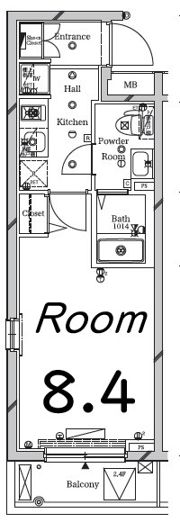 クレストタップ綾瀬の間取り画像