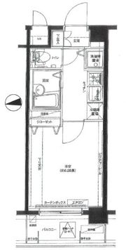 ドルチェ東京浜田山の間取り画像