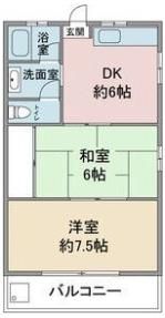 東和コーポの間取り画像