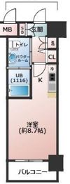 エヴァステージ梅田WESTの間取り画像