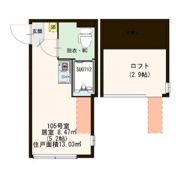 ハーモニーテラス方南Ⅱの間取り画像