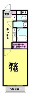 サンライズハウスB棟の間取り画像