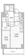 シーズンフラッツ靭本町の間取り画像
