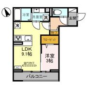 D-Sereno岡の間取り画像