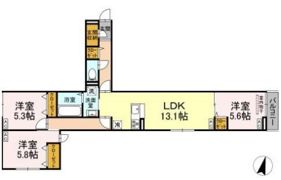 セレスティア江戸川Ⅱの間取り画像