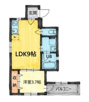 プレミア大日の間取り画像