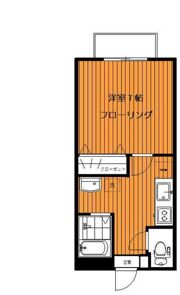 メゾンアジュールの間取り画像