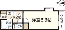 ARASE BLDⅡの間取り画像