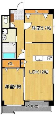 エルティアラ上富野IIの間取り画像