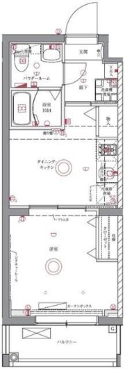 ユリカロゼAZ墨田イーストの間取り画像