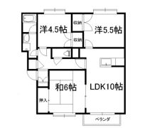 レジデンス1番館の間取り画像