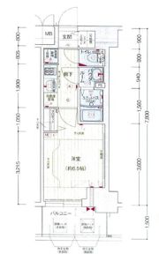 プレサンス梅田北ディアの間取り画像
