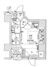 レーヴ横浜蒔田フェルクルールの間取り画像