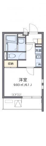 クレイノフロレゾン立川の間取り画像