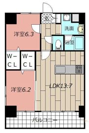 THE SQUARE Platinum Residenceの間取り画像
