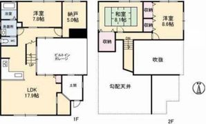 徳芳貸家の間取り画像