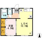 新浜マンションの間取り画像