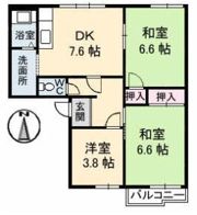メゾン寿 A棟の間取り画像